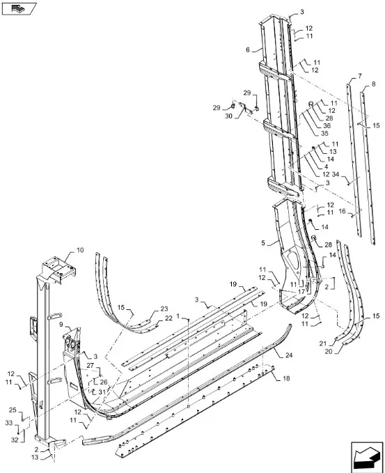 944011412 - короб направляющий